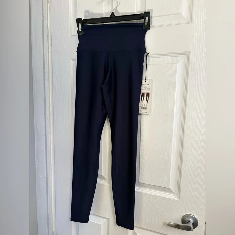 Alo Yoga Airlift High Waist Leggings XS Rich Navy Sculpt Lift NWT 29”Inseam $134